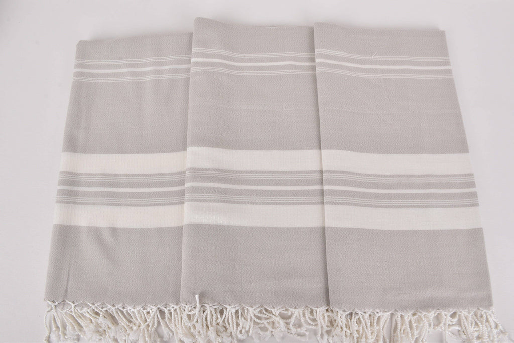 Turkish Beach Towel Personalized, Elegant Striped Towel
