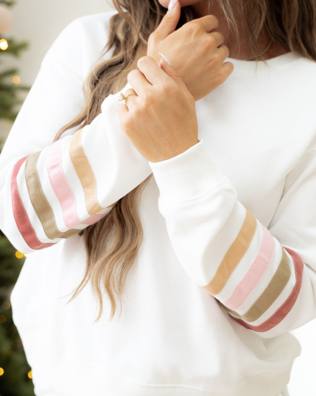 Daisy Drop Shoulder Pullover Set | Joggers | Activewear