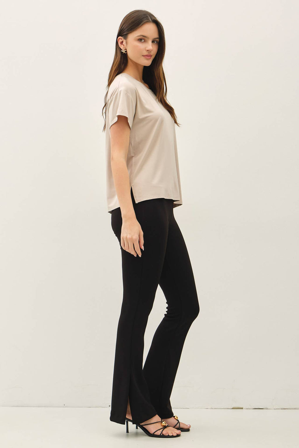 BAMBOO/MODAL CREWNECK OVERSIZED T-SHIRT