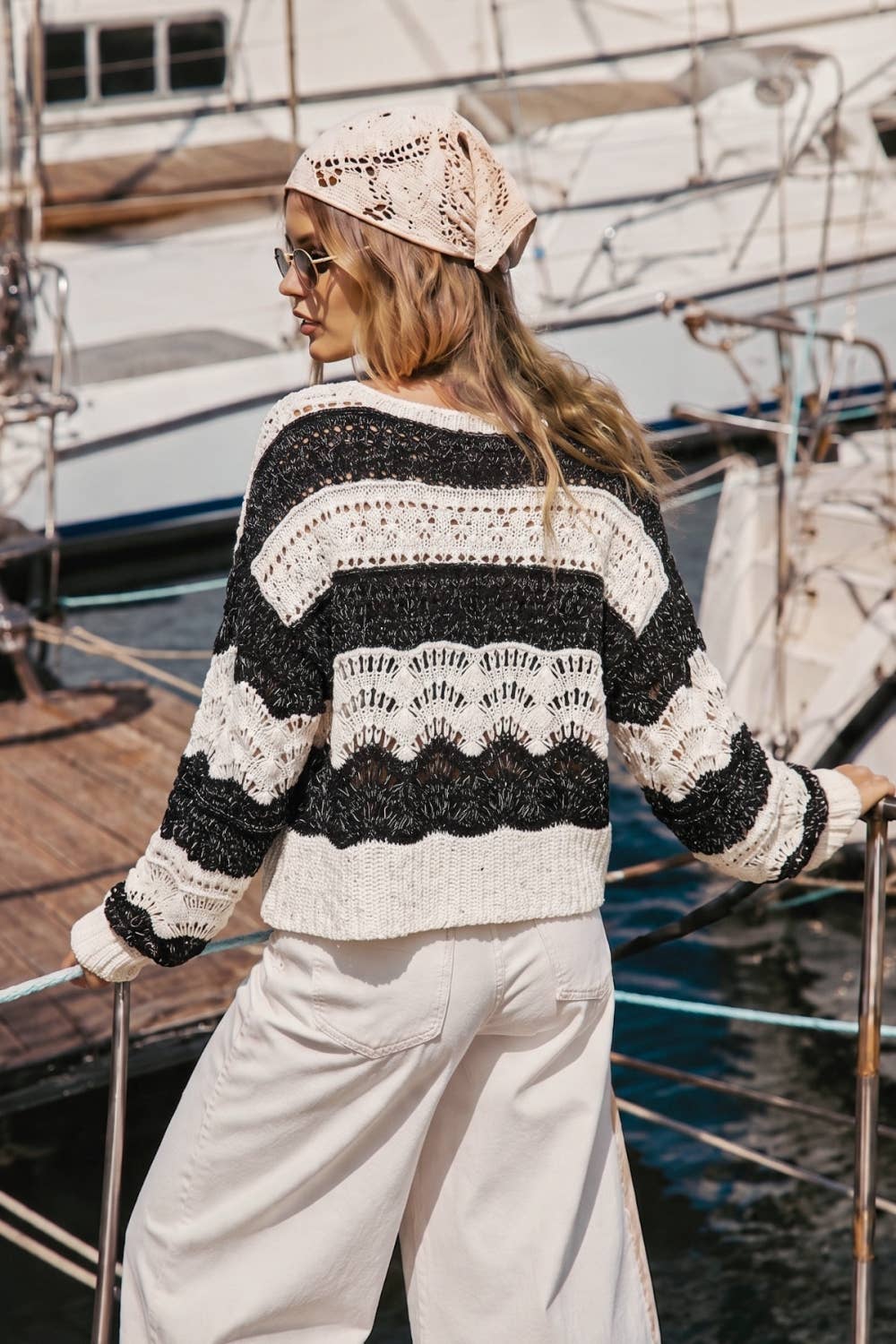 The Palmer Open-Stitch Pullover Sweater