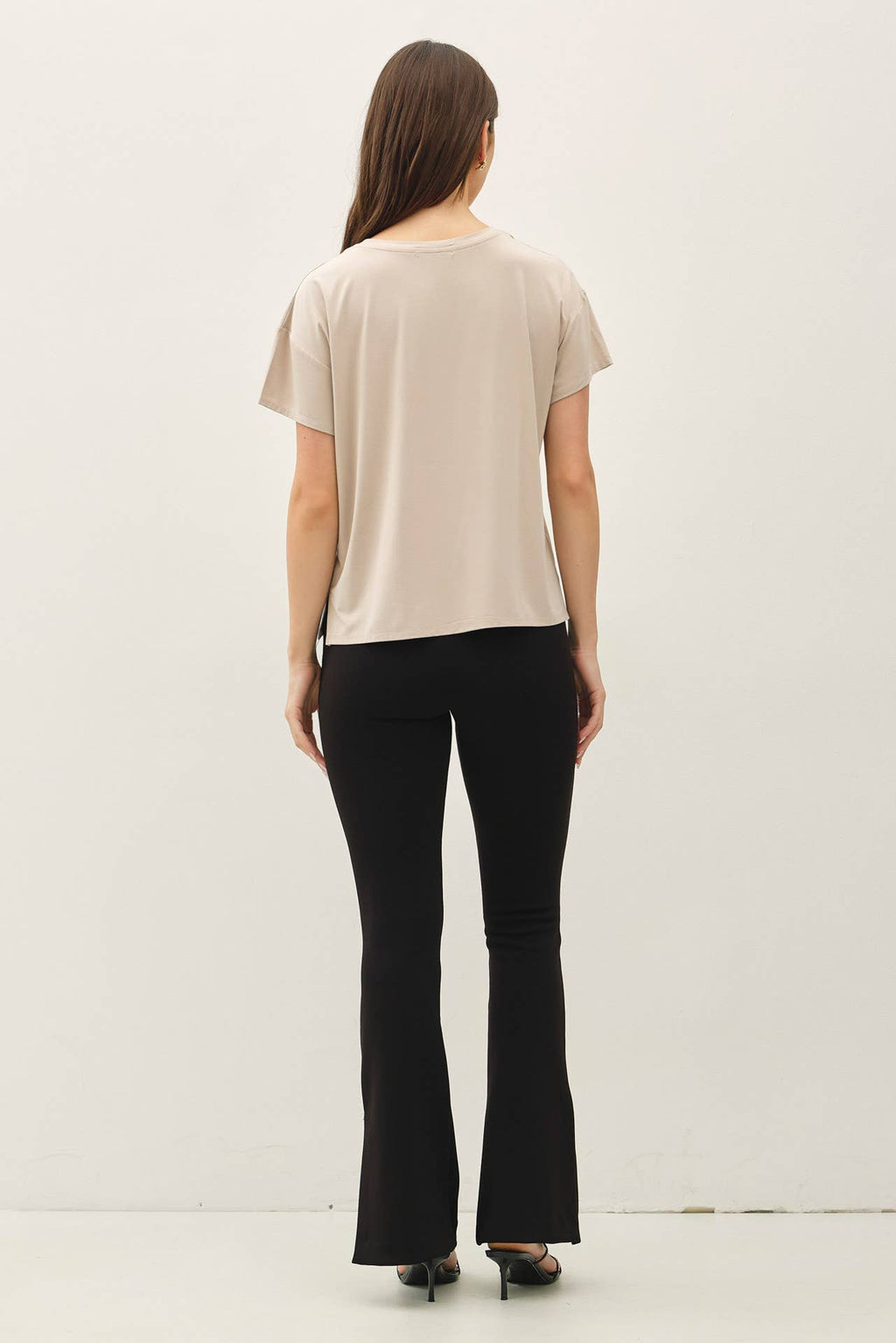 BAMBOO/MODAL CREWNECK OVERSIZED T-SHIRT