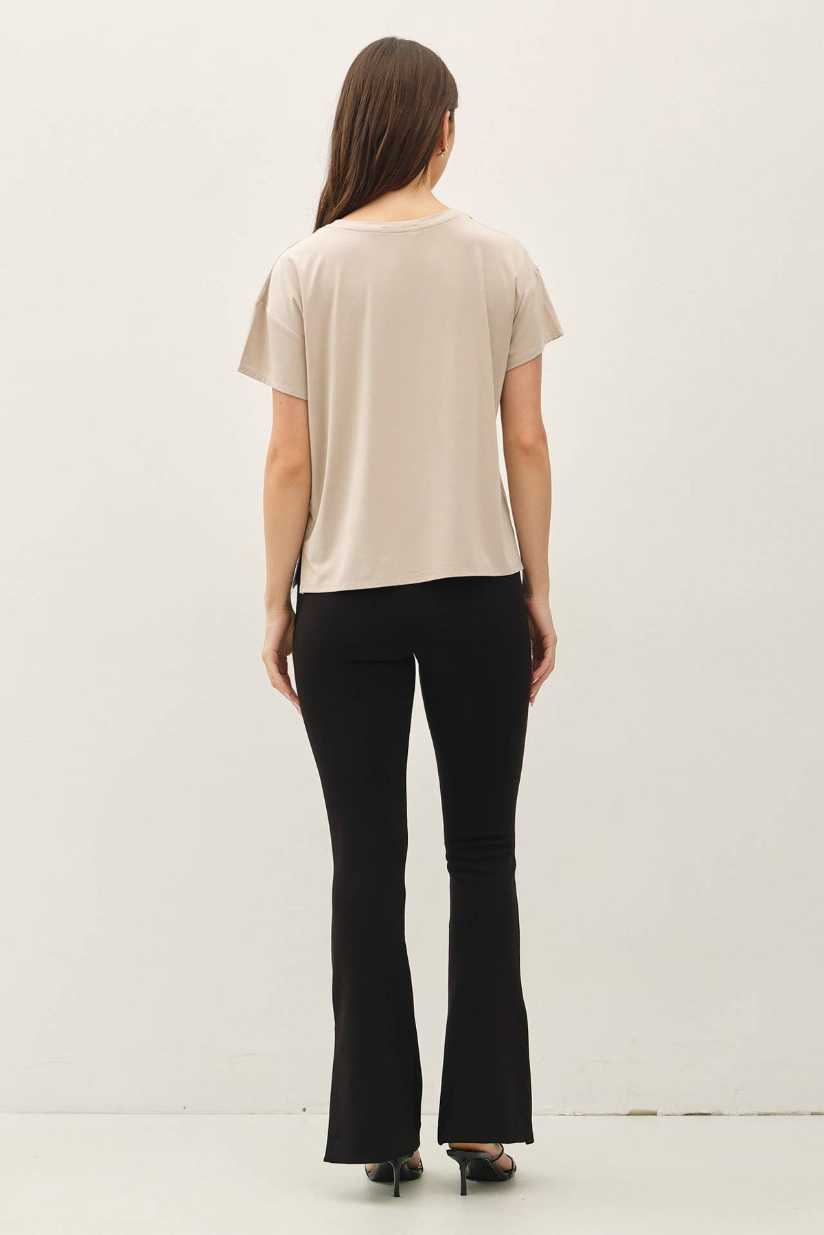 BAMBOO/MODAL CREWNECK OVERSIZED T-SHIRT