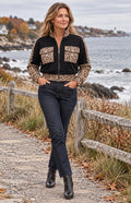 Cropped Leopard Jacket