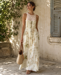 Long Bohemian Ecru Dress