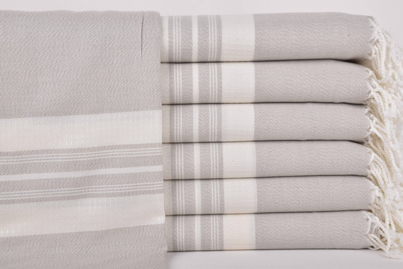 Turkish Beach Towel Personalized, Elegant Striped Towel